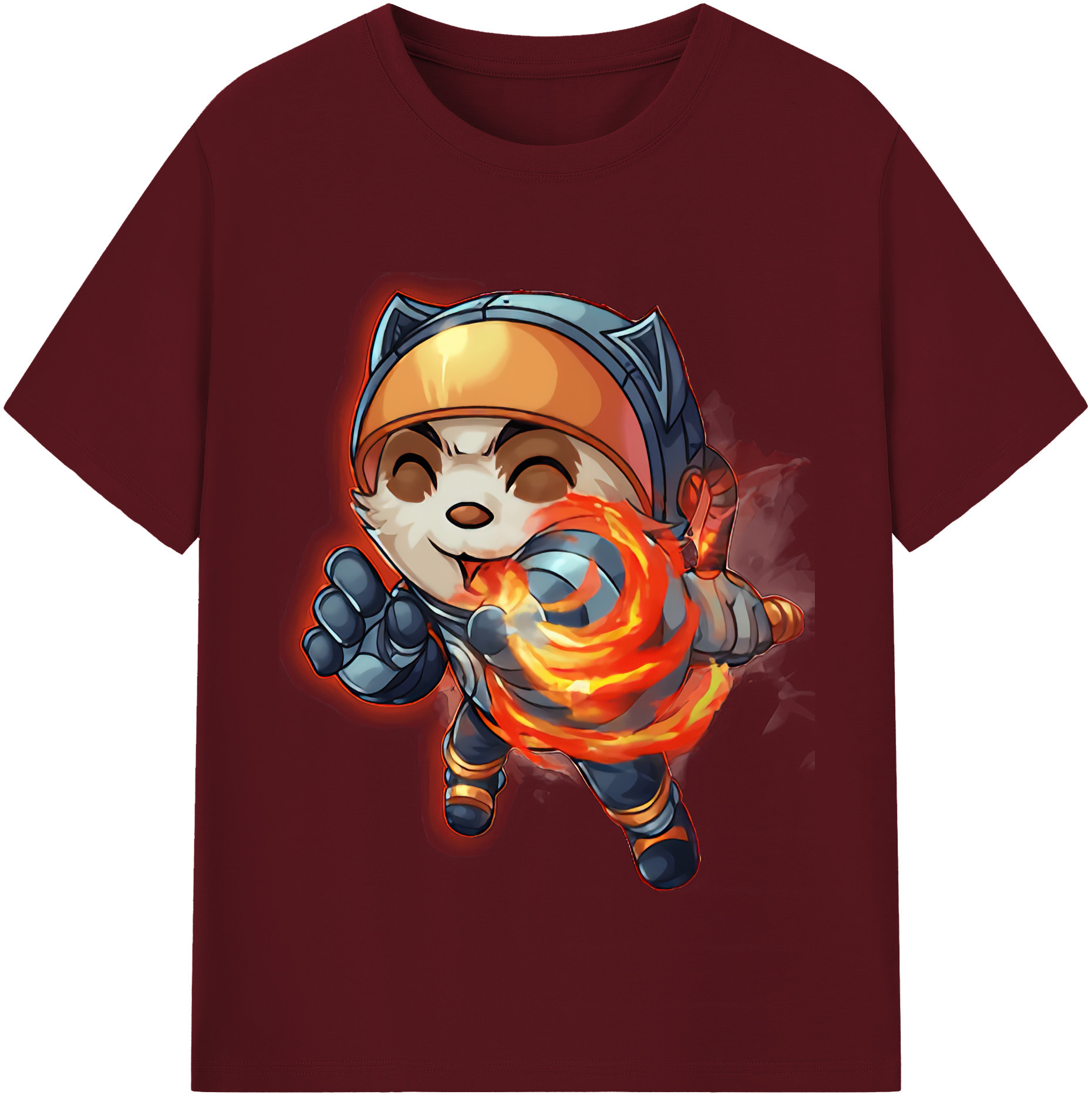 リーグ・オブ・レジェンド League of Legends LOL 綿100％半袖Tシャツ（フロントプリント）